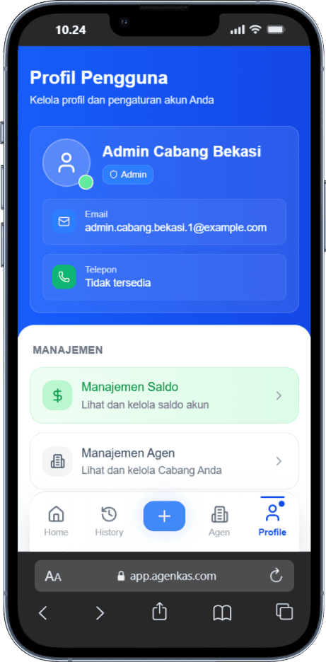 SaaS Brilink – Agent Management System image 3